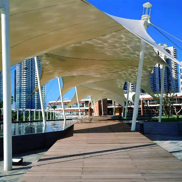 黑水县膜结构景观棚